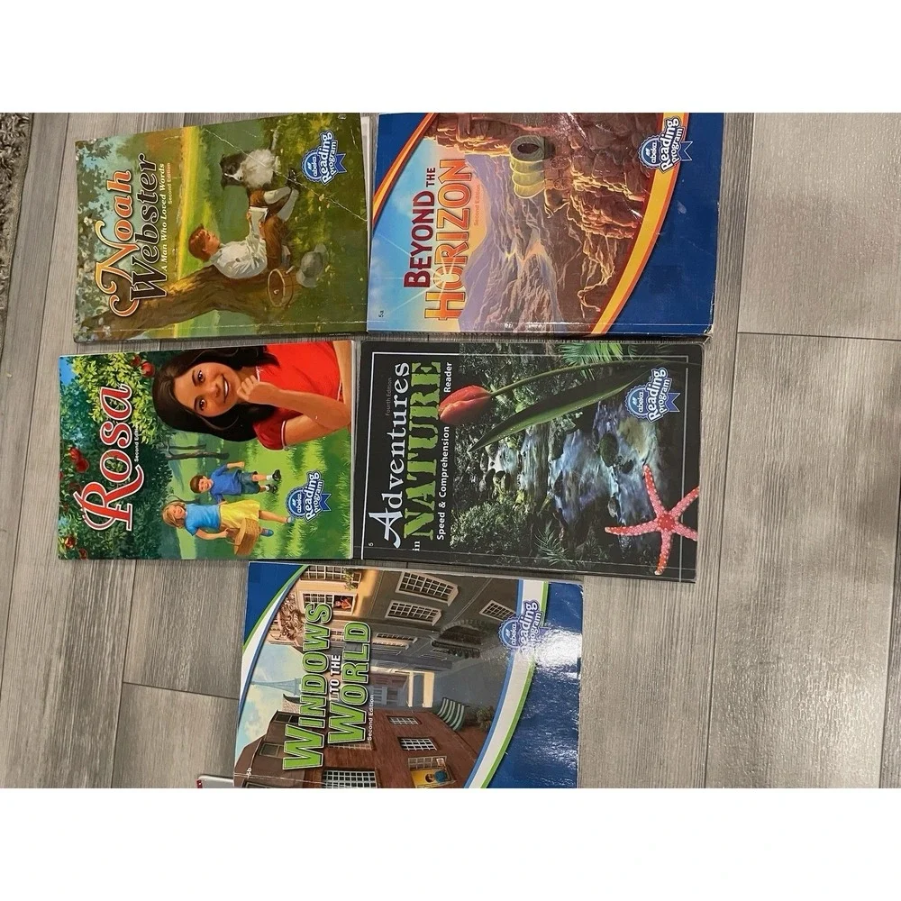 Abeka 5th Grade ReadersSet  +Reading Answer Key Teachers Book Homeschool